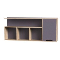 Полиця навісна Тиса Мебель Модуль 135 Сонома 600x236x1400 мм Полиця навісна Тиса Мебель Модуль 135 Сонома 600x236x1400 мм