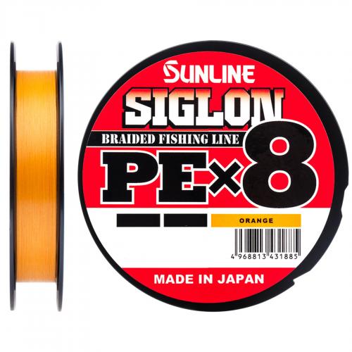 Шнур Sunline Siglon PE х8 150m Помаранчевий 0.5/0.121mm 8lb/3.3kg (1658-09-86) Шнур Sunline Siglon PE х8 150m Помаранчевий 0.5/0.121mm 8lb/3.3kg (1658-09-86)