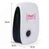 Електронний відлякувач для комах No Brand Pest Repeller 9x3x6 см Біло-чорний (2104618538)