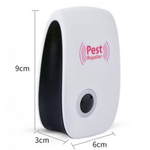 Електронний відлякувач для комах No Brand Pest Repeller 9x3x6 см Біло-чорний (2104618538) Електронний відлякувач для комах No Brand Pest Repeller 9x3x6 см Біло-чорний (2104618538)
