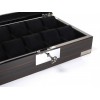 Шкатулка для зберігання годинників Salvadore WB/2386/10.EB 31,5х21х8,5 см Коричнево-чорний