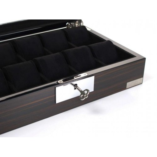 Шкатулка для зберігання годинників Salvadore WB/2386/10.EB 31,5х21х8,5 см Коричнево-чорний Шкатулка для зберігання годинників Salvadore WB/2386/10.EB 31,5х21х8,5 см Коричнево-чорний