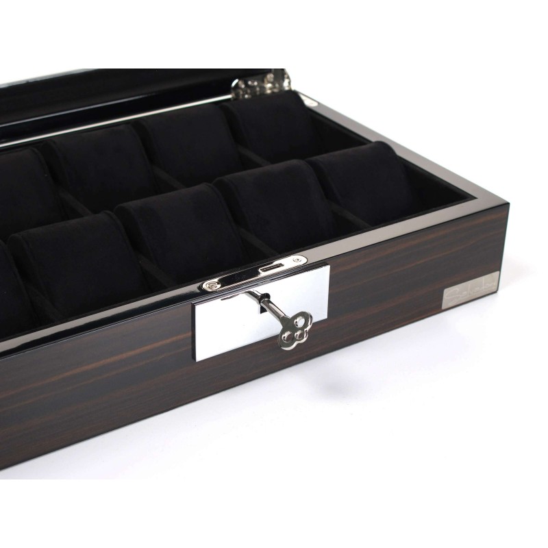 Шкатулка для зберігання годинників Salvadore WB/2386/10.EB 31,5х21х8,5 см Коричнево-чорний