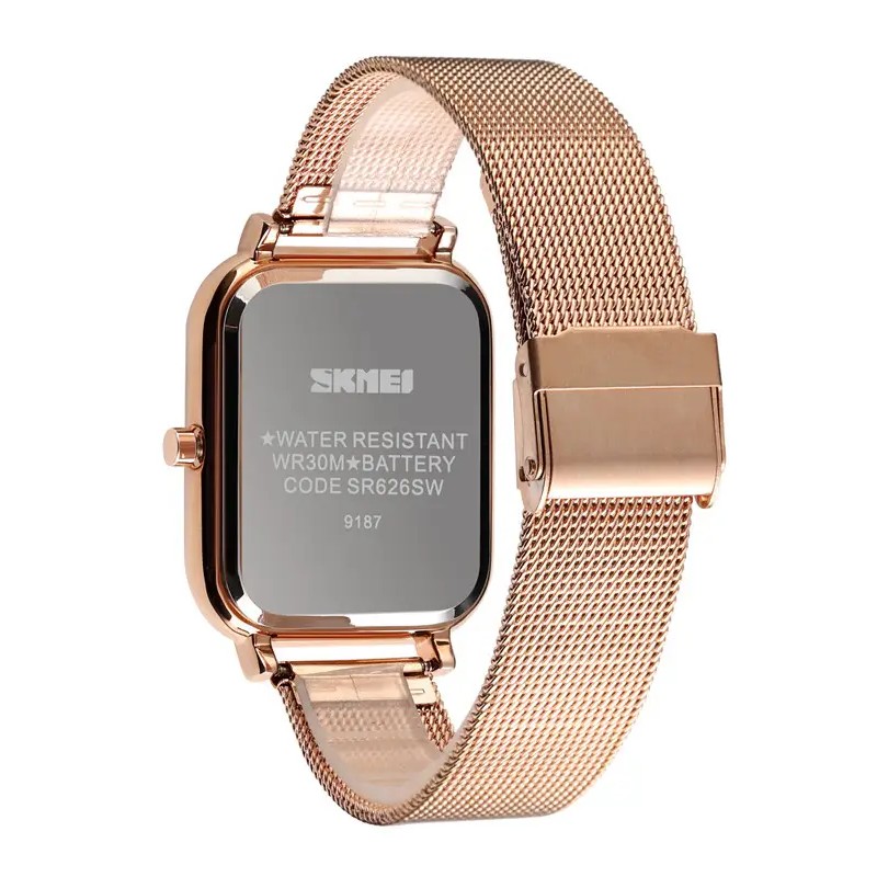 Жіночий наручний годинник Skmei 9187 Special II Золотистий