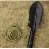 Лопата для туризму з чохлом Military 10 в 1 26x7x3 см Зелена
