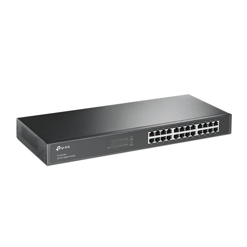 Комутатор TP-LINK TL-SG1024 (24хGE, метал, монтаж у стійку)