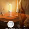 Світильник-нічник 2в1 No Brand Акумуляторний 17х4.5 см Білий (NCHLHT-WHT-0524)