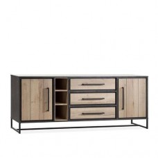 Комод Loft NS-254 830x2000x500 мм Чорний