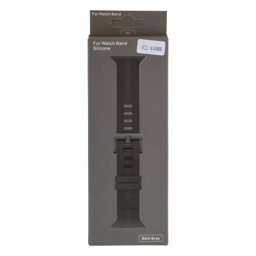 Ремінець ANCHOR Watch Band Silicone Shine Apple Watch 49 / Watch 45/ Watch 44 / Watch 42 mm Dark Grey Ремінець ANCHOR Watch Band Silicone Shine Apple Watch 49 / Watch 45/ Watch 44 / Watch 42 mm Dark Grey