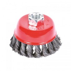Щітка дротяна чашеподібна Ø85мм М14×2мм (сталева кручена) SIGMA (9026081)