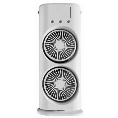 Вентилятор настільний OPT-TOP Double-ended Spray Fan подвійний з охолодженням LED підсвічування без пульта ДУ Білий (2104618552) Вентилятор настільний OPT-TOP Double-ended Spray Fan подвійний з охолодженням LED підсвічування без пульта ДУ Білий (2104618552)