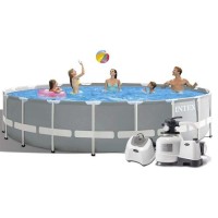 Каркасний басейн Intex 26732-11,549 x 122 см (7 г/год, 7 900 л/год, драбина, тент, підстилка, набір для догляду)
