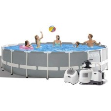 Каркасний басейн Intex 26732-11,549 x 122 см (7 г/год, 7 900 л/год, драбина, тент, підстилка, набір для догляду)