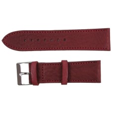 Ремінець для годинника зі шкіри Mykhail Ikhtyar 24 мм Марсала (S809-24S marsala)