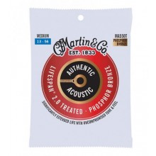 Струни для акустичної гітари 6 шт Martin MA550T SP 92/8 Phosphor Bronze Medium