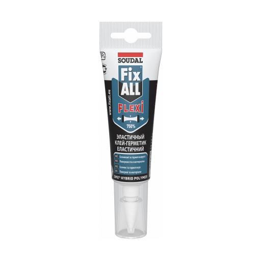 Клей-герметик SOUDAL FIX ALL Flexi білий 125 мл Клей-герметик SOUDAL FIX ALL Flexi білий 125 мл