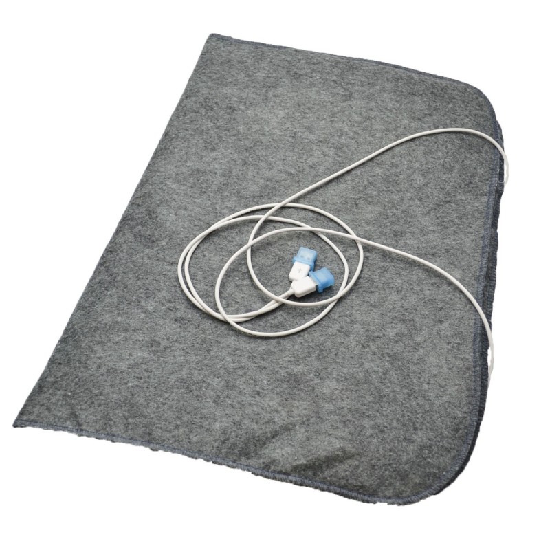 Електричне міні простирадло SHINE Міні-3 з підігрівом від USB 65х45 см Grey