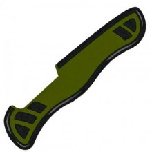Накладку на ніж Victorinox 111мм задня H Чорний/Зелений (1049-VxC8334.C2)