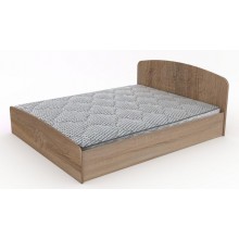 Двоспальне ліжко Компаніт Ніжність-140 МДФ дуб сонома