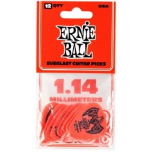 Медіатори Ernie Ball 9194 Red Everlast Guitar Player's Pack 1.14 mm (12 шт.)