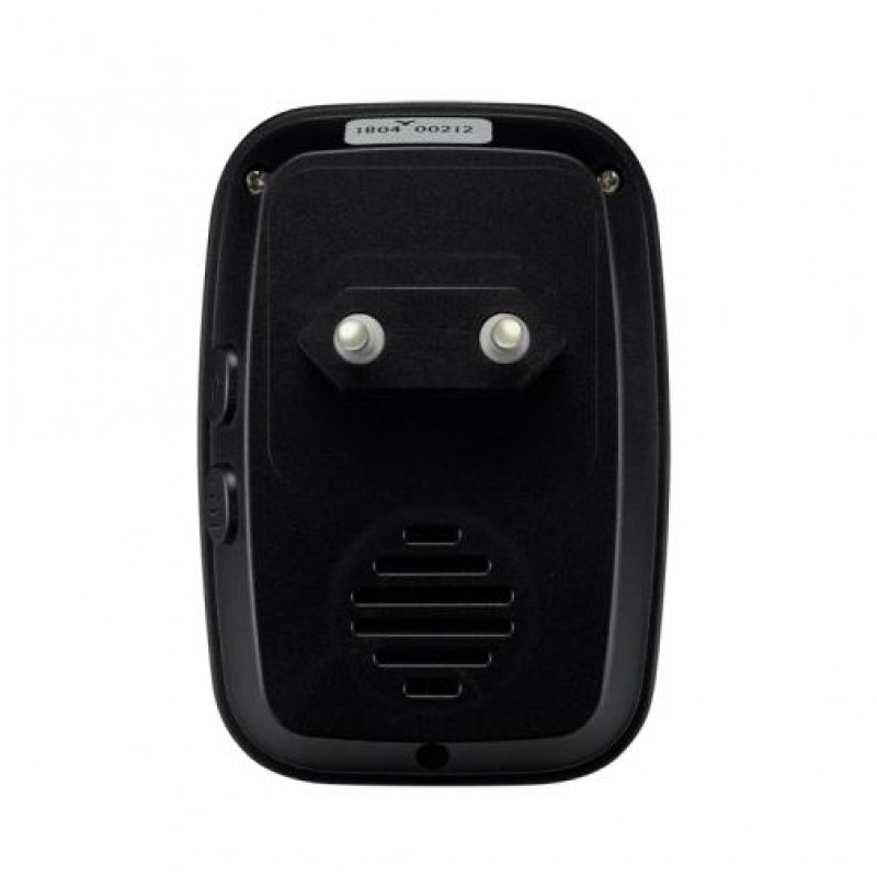 Безпровідний дверний дзвінок Emastiff 38 мелодій зона покриття 150 м Чорний