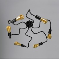 Люстра лофт MSK Electric Laminari на шість ламп павук NL5526-6