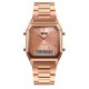 Наручний чоловічий годинник Skmei 1220 Tango Розове золото