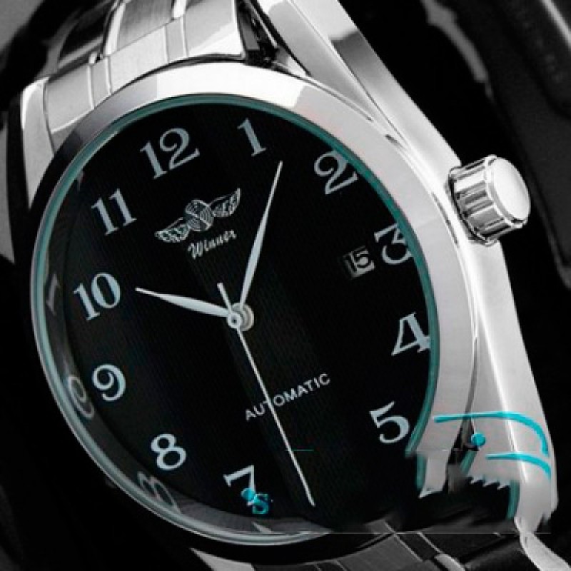 Годинник чоловічий Winner Handsome Silver