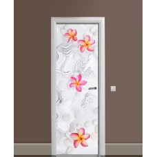 Наклейка на двері Zatarga «Струмок медитацій» 650х2000 мм вінілова 3Д наклейка декор самоклеюча