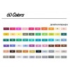 Набір маркерів Touchnew 60 кольорів для інтер`єрного скетчінгу в інтернет супермаркеті PbayMarket!