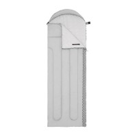 Спальний мішок з капюшоном Naturehike L250 NH21MSD07 правий 190x75 см Сірий (2237074931)