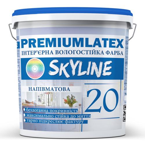 Фарба вологостійка напівматова Premiumlatex 20 Skyline 12 кг Фарба вологостійка напівматова Premiumlatex 20 Skyline 12 кг