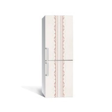 Наклейка на холодильник Zatarga «Фігурний бордюр» 650х2000 мм вінілова 3Д наклейка декор на кухню