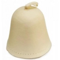 Шапка для лазні та сауни овчинка PRO Premium One size Бежевий Шапка для лазні та сауни овчинка PRO Premium One size Бежевий