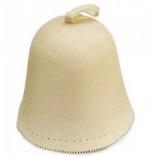 Шапка для лазні та сауни овчинка PRO Premium One size Бежевий