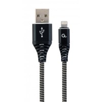 Кабель Cablexpert USB 2.0 A - Lightning 1м Чорний (CC-USB2B-AMLM-1M-BW)