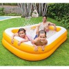 Дитячий надувний басейн Intex 57181-2 «Мандарин», 229 х 147 х 46 см, з кульками 10 шт, підстилкою, насосом (hub_b7t2oj)