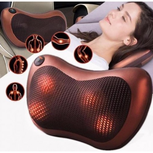 Покращена роликова подушка для масажу з підігрівом для тіла Massage Pillow Car and Home (R1275) в інтернет супермаркеті PbayMarket!