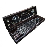 Набір шампурів ПУМА 2.0 Gorillas BBQ у дерев'яній коробці Набір шампурів ПУМА 2.0 Gorillas BBQ у дерев'яній коробці