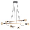 Люстра TK Lighting Helix Коричневий Чорний (TK4953)
