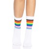 Шкарпетки жіночі в смужку Leg Avenue Pride crew socks Rainbow, 37–43 розмір в інтернет супермаркеті PbayMarket!