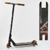 Самокат трюковий Best Scooter Crash HIC-система Пегі алюмінієвий диск та дека Black/Orange (102306)