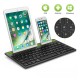 Бездротова двоконтактна клавіатура Bluetooth Sandy Gforse Multi-Device Keyboard BK 230 Black