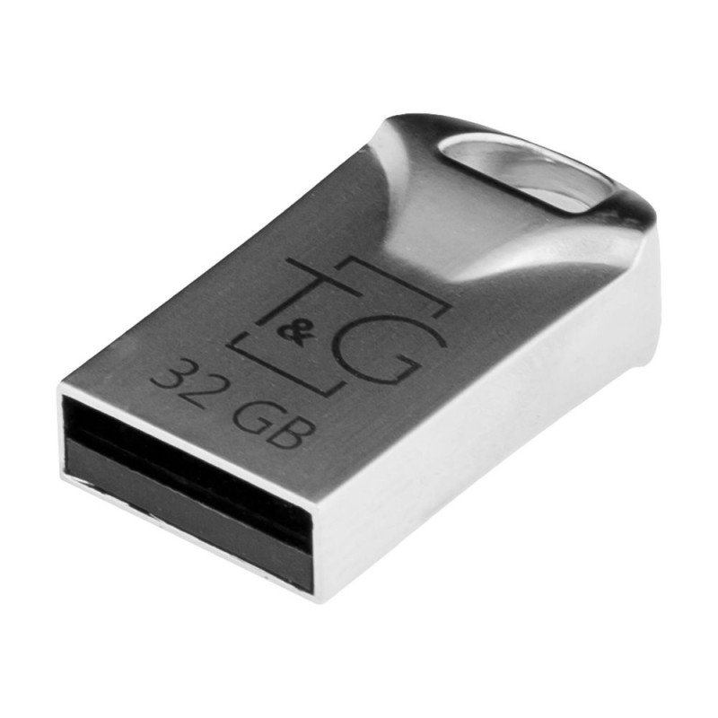 Флеш пам'ять T&G USB 2.0 32GB Metal 106 Steel