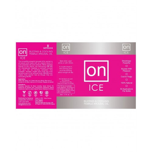 Збудлива олія Sensuva - ON Arousal Oil for Her Ice з ефектом охолодження 5 мл (SO3167) в інтернет супермаркеті PbayMarket!