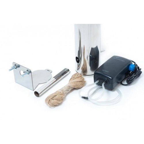 Димогенератор для холодного копчення Smoke House 1.0 Сріблястий Димогенератор для холодного копчення Smoke House 1.0 Сріблястий