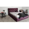 Ліжко двоспальне BNB Octavius Comfort 180 x 190 см Simple З підйомним механізмом та нішою для білизни Фіолетовий