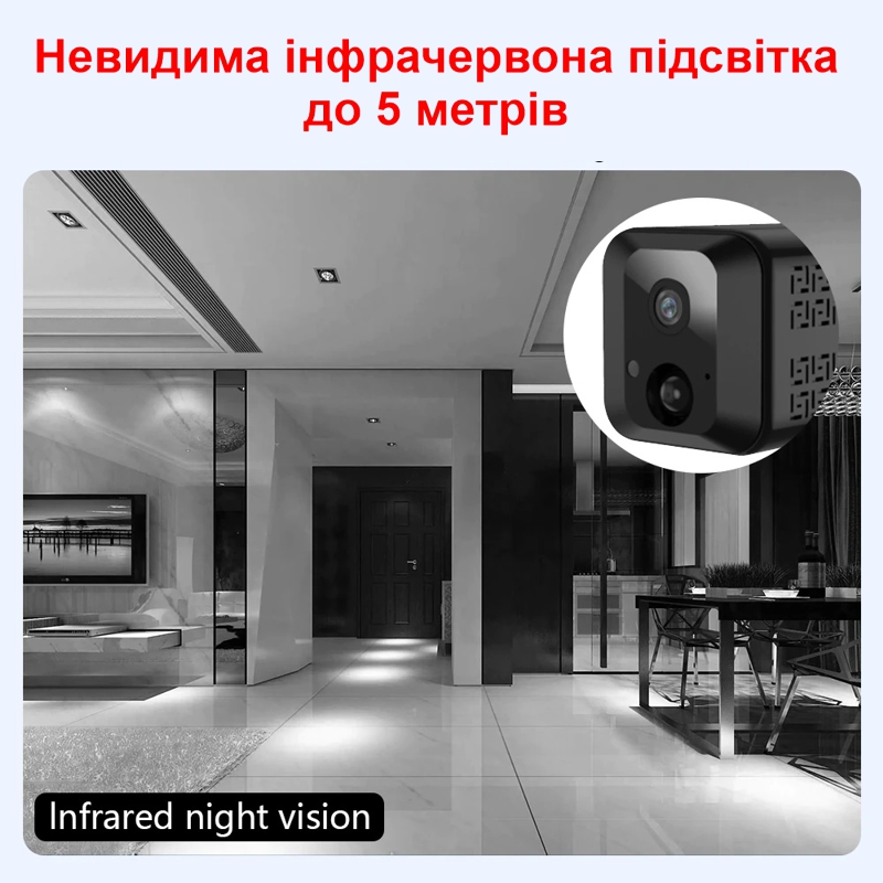 4G міні камера відеоспостереження Nectronix T10, Full HD 1080P, датчик руху, акумулятор 1800 мАч