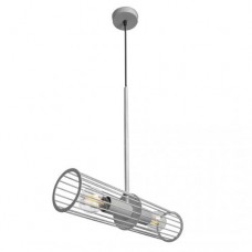 Світильник підвісний у лофт стилі MSK Electric Malta під лампу Е27 MR 1041 GR сірий муар