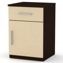 Тумбочка нічна Компаніт ПКТ 3 42х38х60 см Венге комбі